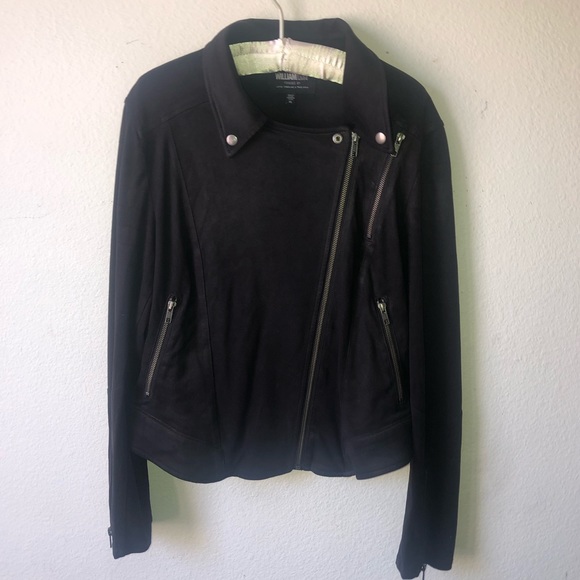 William Rast Jackets & Blazers - William Rast suede Moto jacket blaxk XL